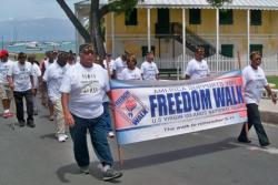 St. Croix participates in the 2011 Freedom Walk.